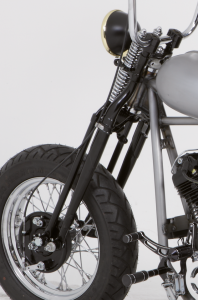 Springer fork +2", WLA, all black (IT)