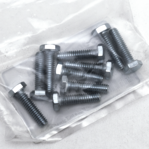 GZP 10pck hex bolt 1/4-20x1" zinc (IT)