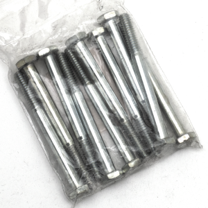 10pck hex bolt 1/4-20x2-3/4" UNC zinc