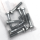 10pck hex bolt 1/4-28x1-3/8" UNF zinc (IT)