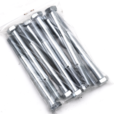 10pck hex bolt 5/16-18x3-1/2" UNC zinc