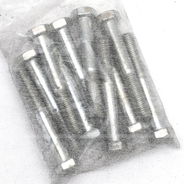 10pck hex bolt 5/16-24x2-1/4" UNF zinc (IT)