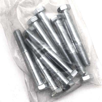 10pck hex bolt 5/16-24x2-1/2" UNF zinc