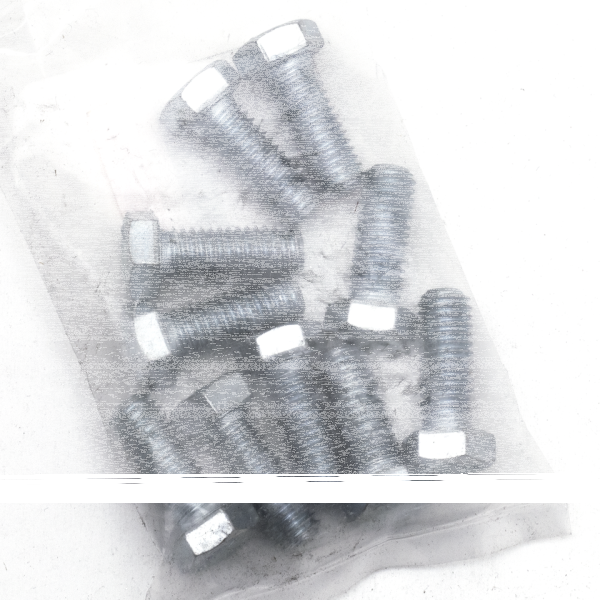 10pck hex bolt 3/8-16x1" UNC zinc (IT)