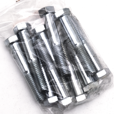 10pck hex bolt 3/8-16x2-1/4" UNC zinc (IT)