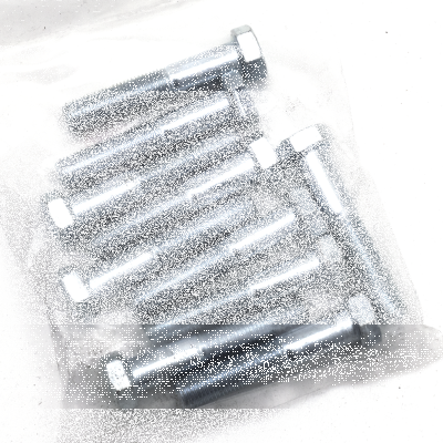 10pck hex bolt 3/8-24x2" UNF zinc (IT)