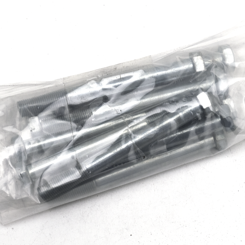 10pck hex bolt 3/8-24x3-3/4" UNF zinc (IT)