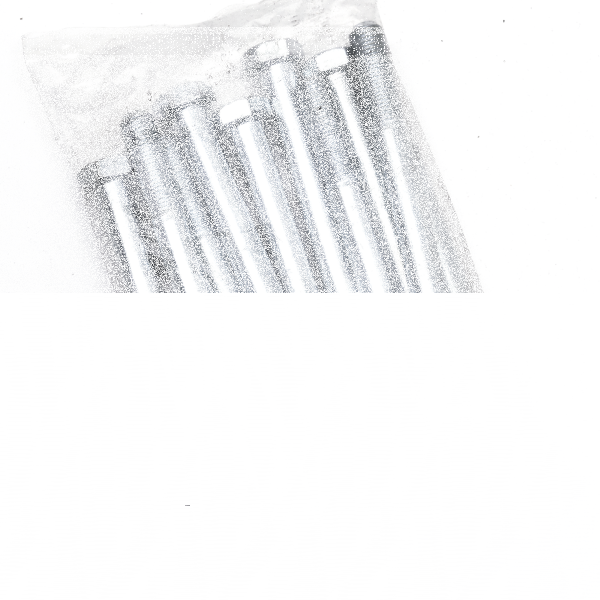 10pck hex bolt 3/8-24x4" UNF zinc (IT)