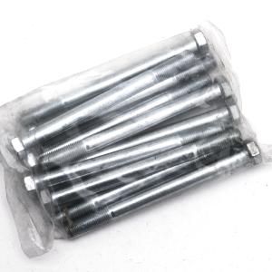 10pck hex bolt 3/8-24x4-1/2" UNF zinc (IT)