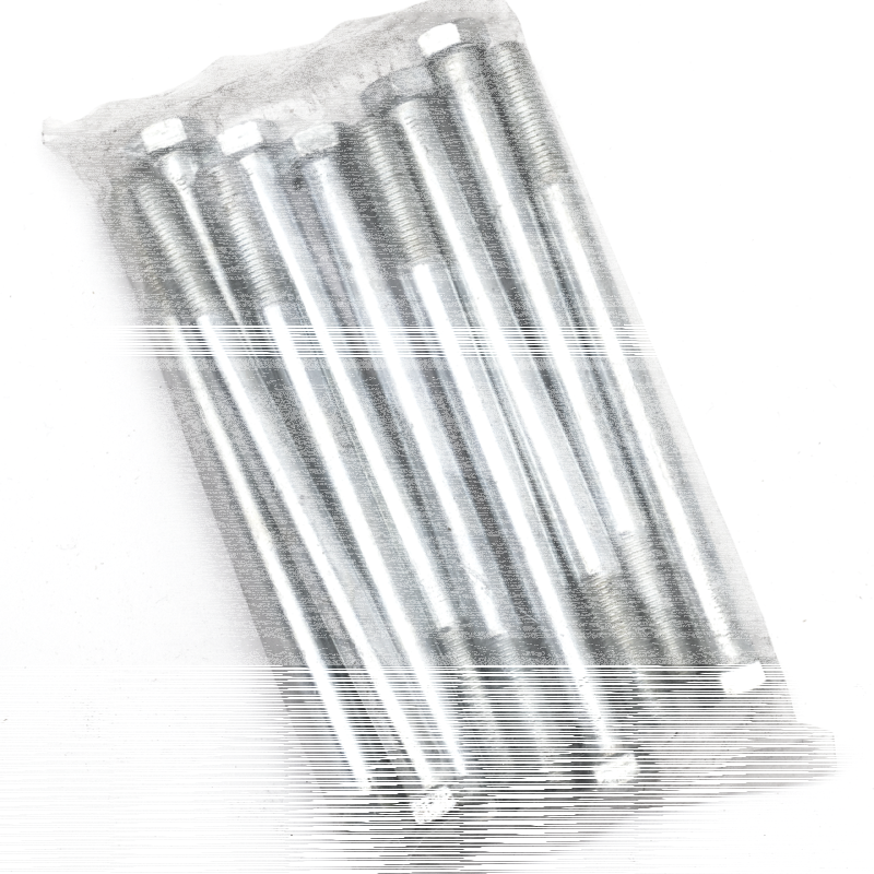 10pck hex bolt 3/8-24x5" UNF zinc (IT)