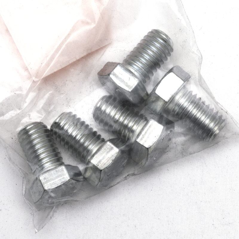 5pck hex bolt 7/16-14x3/4" UNC zinc (IT)