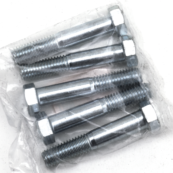 5pck hex bolt 1/2-13x2.75" UNC zinc (IT)