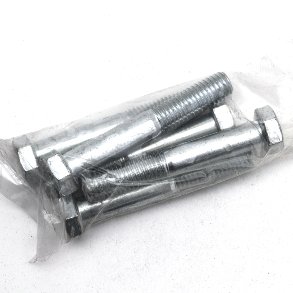 5pck hex bolt 1/2-13x3.125" UNC zinc (IT)