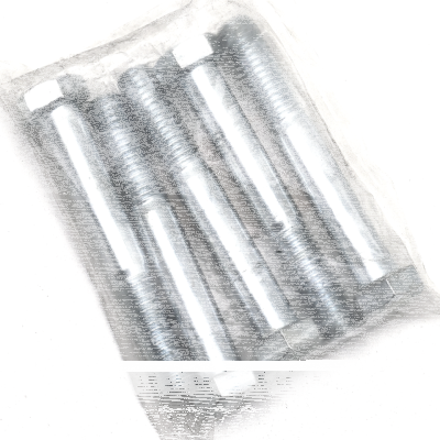 5pck hex bolt 1/2-13x3.5" UNC zinc (IT)