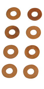 Rocker Cover Washer Copper Set8