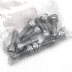 10pck allen bolt No. 10-24x5/8" UNC zinc