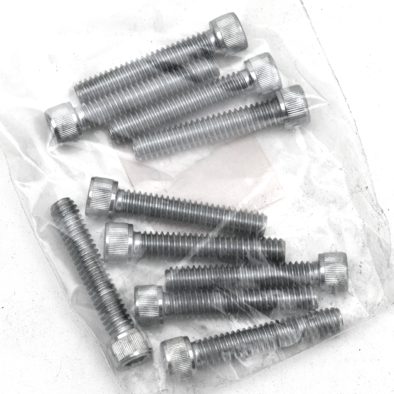 10pck allen bolt 1/4-20x1-3/8" UNC zinc (IT)