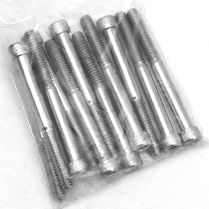 10pck allen bolt 1/4-20x2-1/2" UNC zinc (IT)