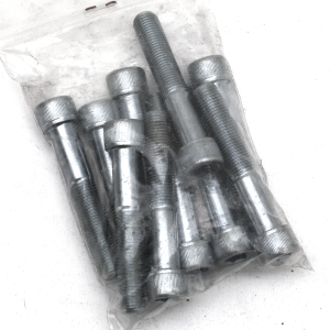 10pck allen bolt 3/8-24x2-1/4" UNF zinc