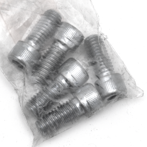 5pck allen bolt 7/16-14x1" UNC zinc
