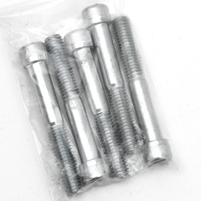 5Pck Allen Bolt 7/16-14x3.00" UNC Zinc (IT)