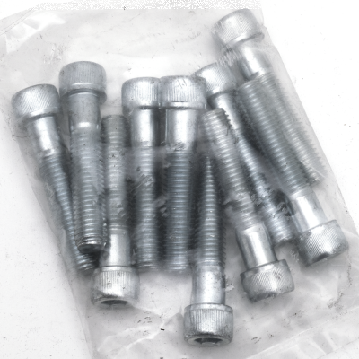 5pck allen bolt 1/2-13x2-1/2" UNC zinc (IT)