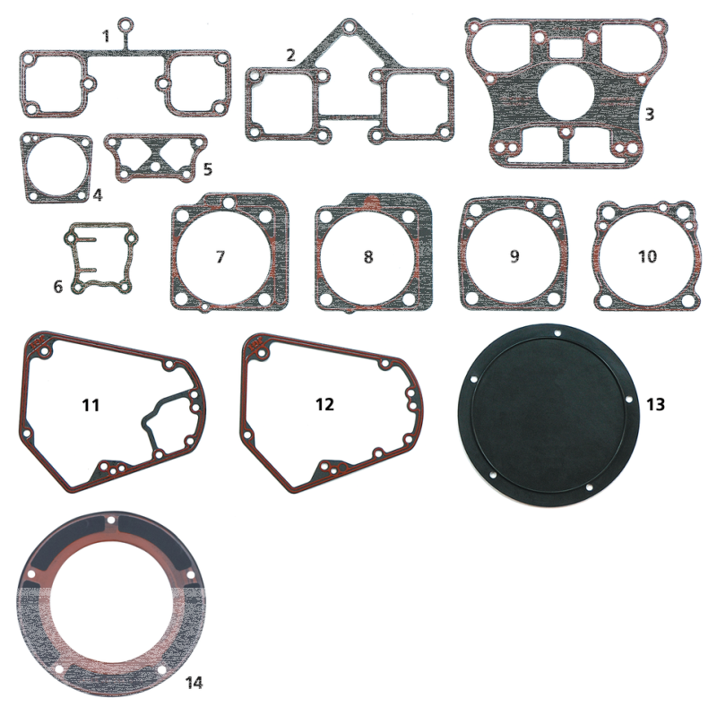 Cylinder base Gasket set BT63-83 FOAMET (IT)