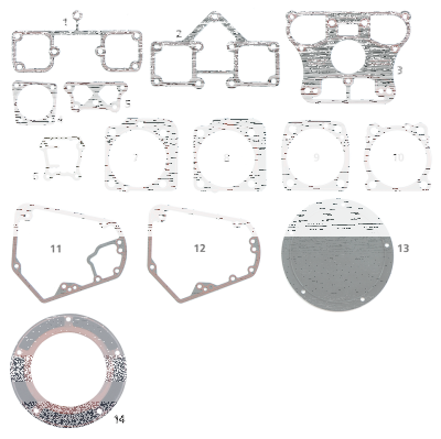 Cylinder base Gasket set BT63-83 FOAMET (IT)