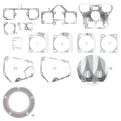 Tappet Cover Gaskets TC99-up Foamet (IT)