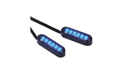 Cyron Convex 6 LED Black Blue pair (IT)