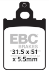 EBC Brake pads GMA pulley brake organic