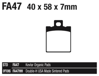EBC Brake pads Billet 4 (2pack) (IT)
