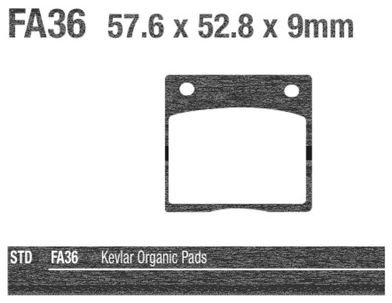 EBC Brake pads for GMA large calipers (IT)