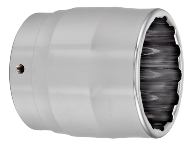 PM Exhaust tip Clean cut chrome SE 3.5" (IT)