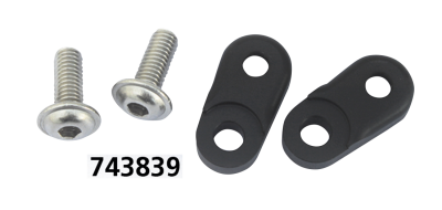 Atto universal C mounting plates black (IT)