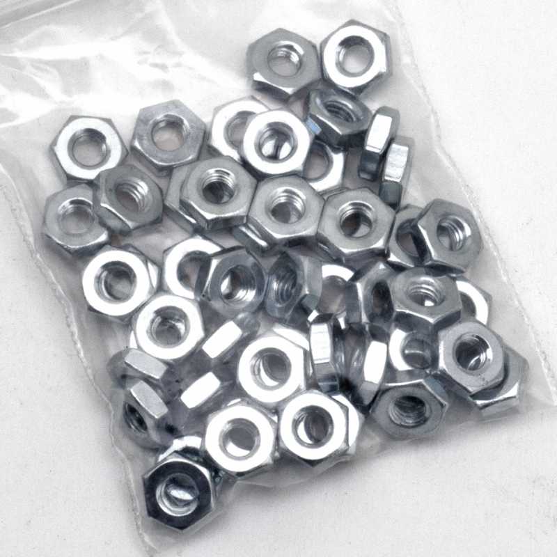 50pck nut #10-32 UNC zinc (IT)