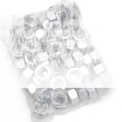 GZP 50pck nut 7/16-20 UNF zinc (IT)