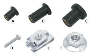 GHDP Well nut 6-32x1.25" #5210 (IT)