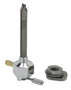 Pingel 1/4NPT petcock rear outlet alu