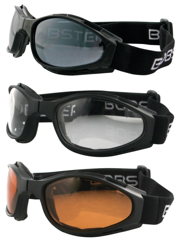 Crossfire folding goggle Clear lens (IT)