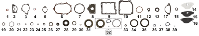 GZP Sprocket nut tab washer #35216-36 (IT)
