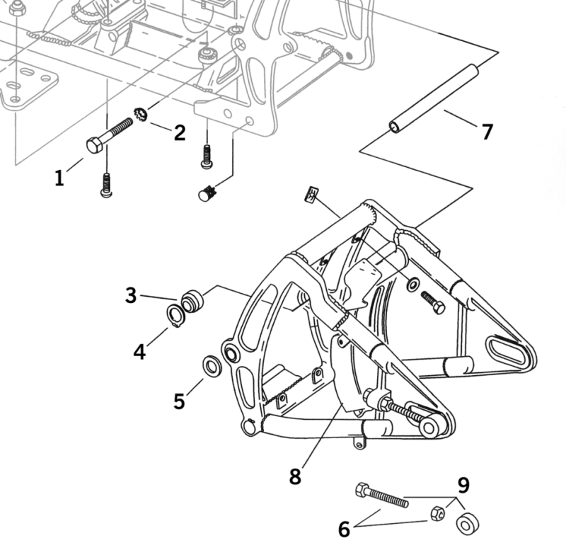 Each Spacer for Swingarm bearing (IT)