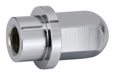 Chrome wheel axle nut f/side mount plate (IT)