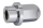Chrome wheel axle nut f/side mount plate (IT)