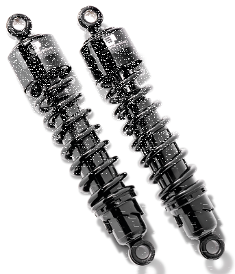 PS-412 13" shocks black springs FLH/T (IT)