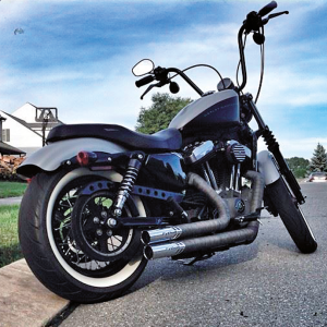 Burly narrow 12" apehanger black (IT)