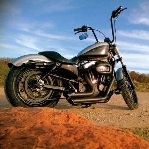 Burly narrow 16" apehanger black (IT)