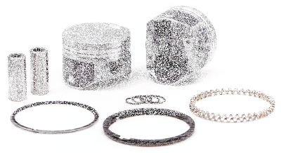 KB hypereutectic XL883 piston kit +.040 (IT)