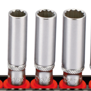 1/4" Socketset long inch sizes 9pc on ra (IT)