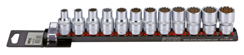 1/2" Socketset 12-point metric 12Pc on r (IT)